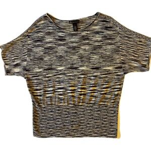 Lane Bryant Sweater: Scoop Neck Short Bat Wing Sleeve SZ 16 Brown/Green Earthy